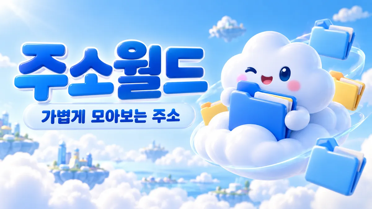 가볍게 모아보는 주소모아